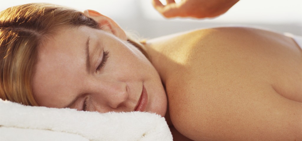 Woman Receiving Massage